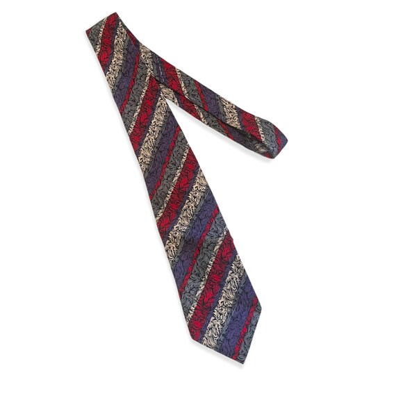 Vintage Missoni Cravatte 100% Silk Seta Striped N… - image 6
