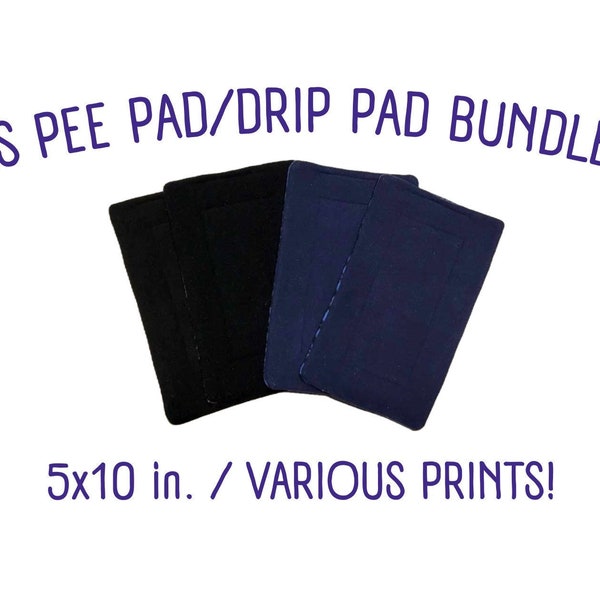Extra Small Absorbent Fleece Cage Pad / Pee Pad / Drip Pad Bundles for Guinea Pigs and other small pets! READY TO SHIP!