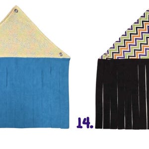 Escondite de lana para cobayas - Corner Fleece Forest / Corner Hide / Small Pet Fleece Forest imagen 8