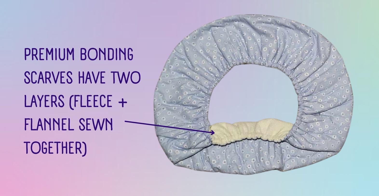 2 Layer Bonding Scarf Cuddle Scarf Pet Sling , Perfect for Guinea Pigs