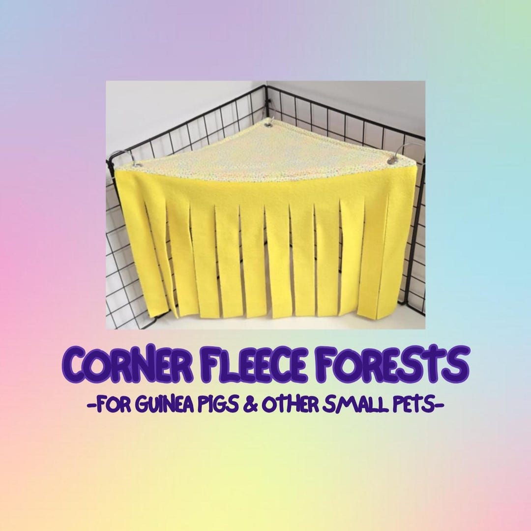 Beautiful view of Pink Fleece For Guinea Pig Habitat