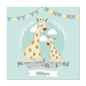 Personalised Big Brother Book – New Baby Story Sibling Gift for Boys