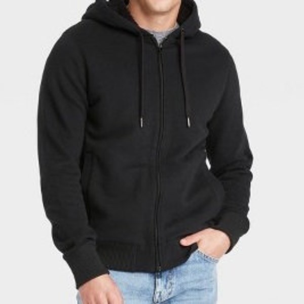 Unisex Fleece Black Hoodie | Soft Hoodie | Plain Hoodie