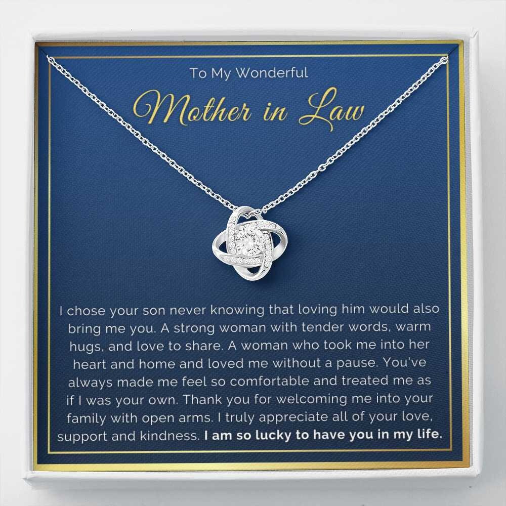 To My Mother in Law Necklace From 