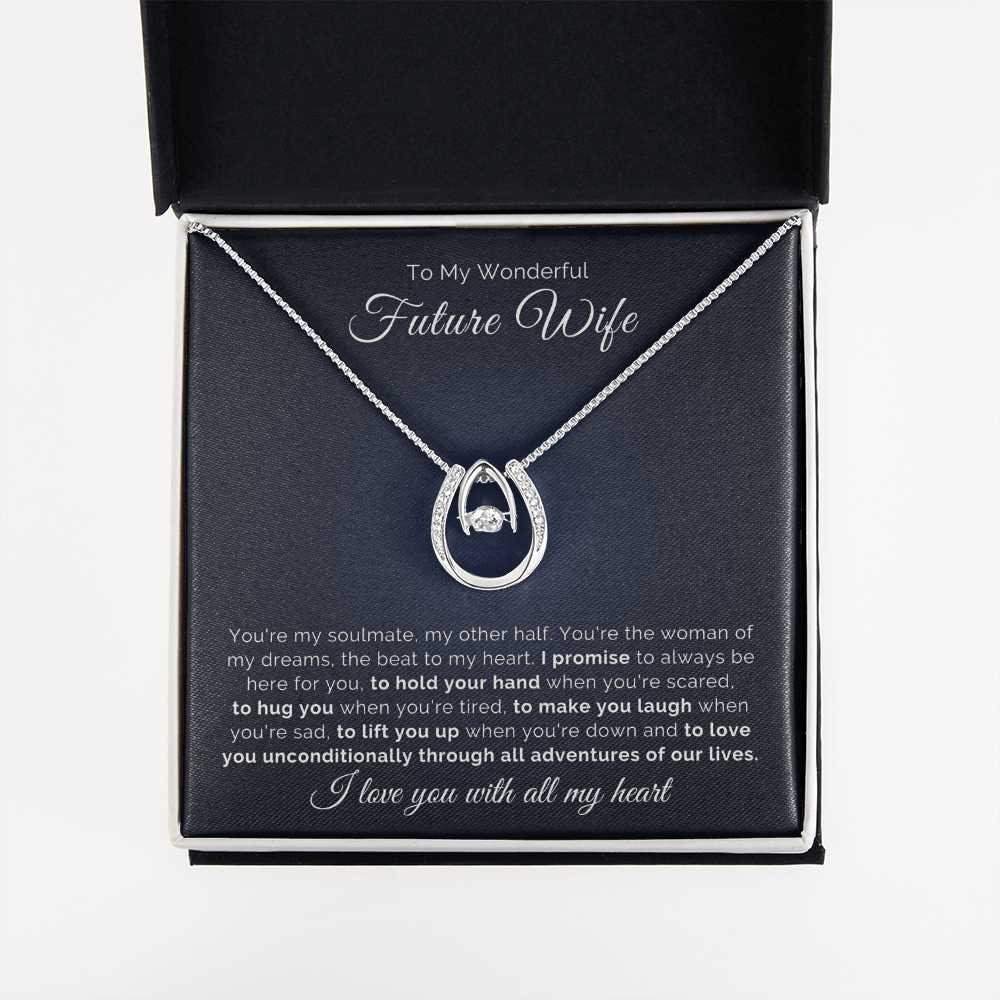 Soulmate Gift From Boyfriend To Fiance Necklace Gift For Future Wife Valentine Anniversary Birthday Wedding Christmas Valentine FianceGift