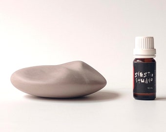 Essential Oil Diffuser Stone, Natural Diffuser, Relaxation Pottery, Ceramic Stone, Scent Pebble