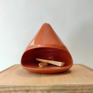 Terra Cotta Palo Santo Burner, Chimney Incense Burner ,Red Palo Santo Holder, Meditation Gift