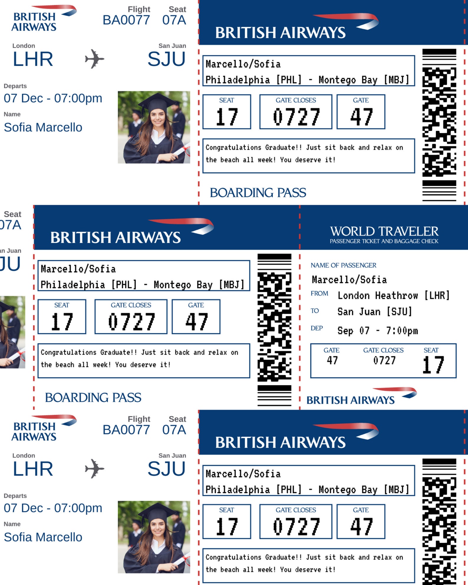 Editable Boarding Pass Ticket Template Surprise Airline Gift Etsy