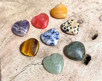 Gemstone hearts | Crystals