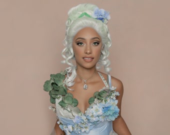 Mint Green Lace Front Wig