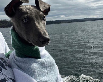 Custom Polar Fleece Dog Jumper | Handmade Halfsie