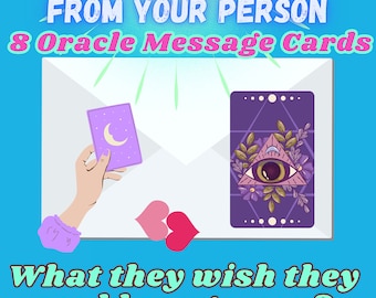 8 Love Messages from your Person - What they wish they could say to you? Messages from your Crush - Reading will be delivered within 24-48 h