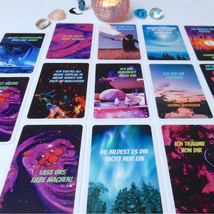 Seelenpartner Kartendeck - MONDSINFONIE 2 - Intuitives Seelenpartner Orakel Deck - 80 Karten