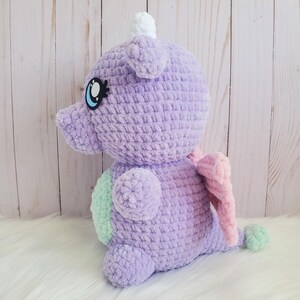 Dexter the Dragon Plushie, Crochet Pattern image 8