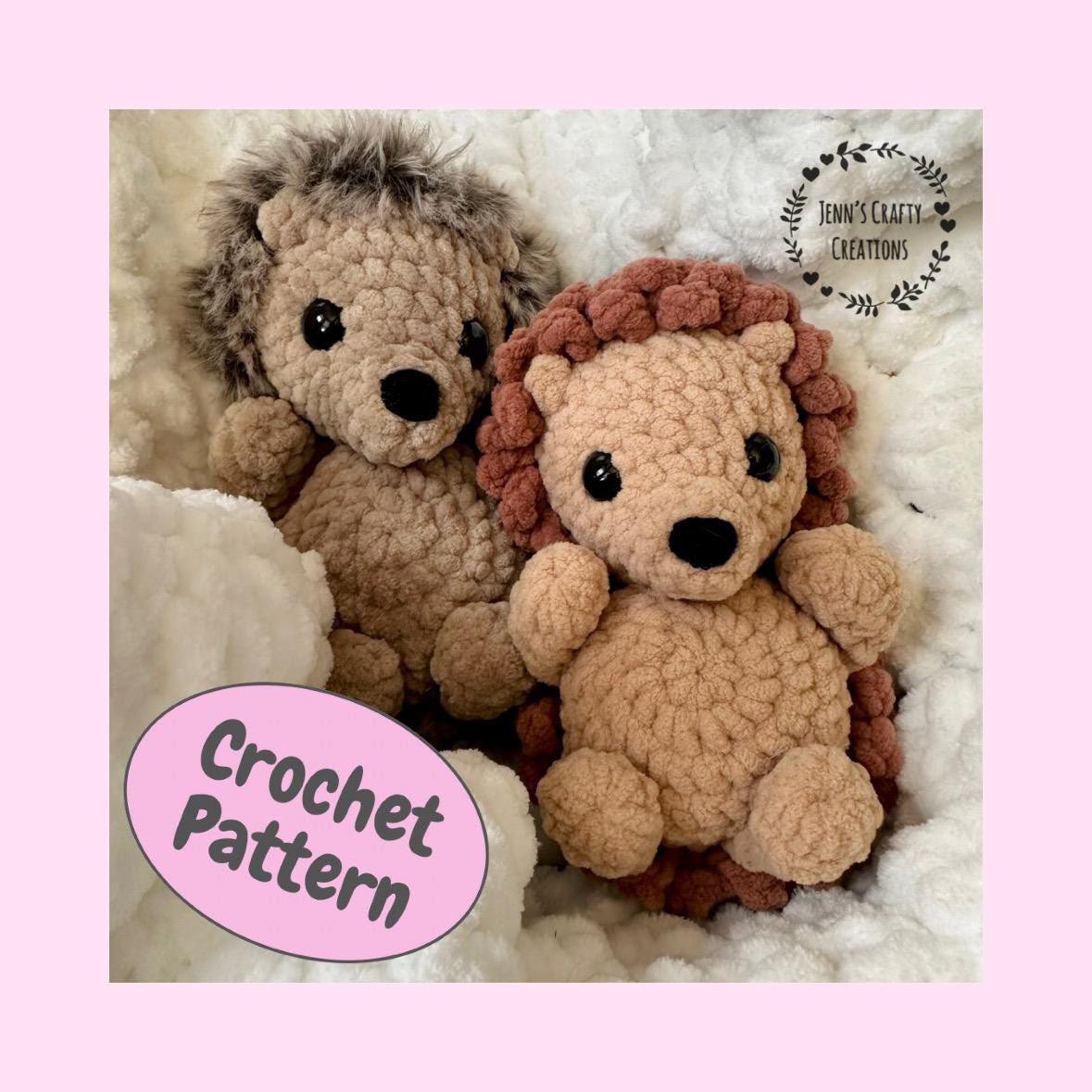 Henry The Baby Hedgehog - CROCHET PATTERN
