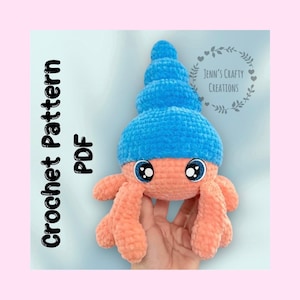 Karl the Hermit Crab - CROCHET PATTERN