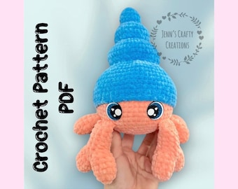 Karl the Hermit Crab - CROCHET PATTERN