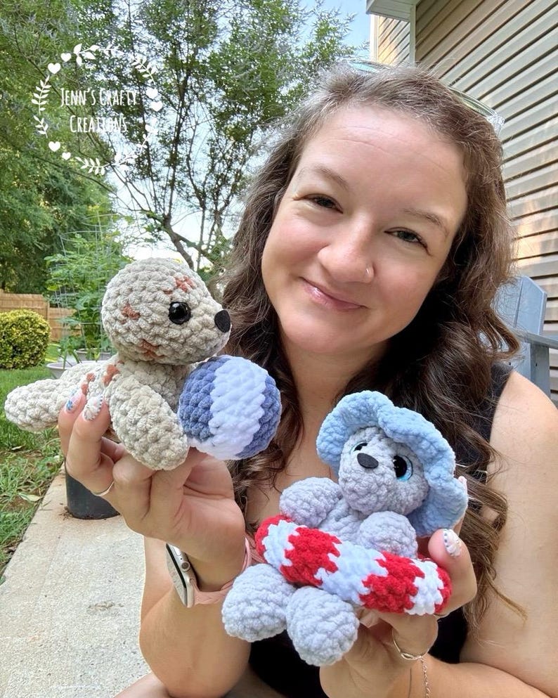 Finn the Harbor Seal - CROCHET PATTERN - Etsy