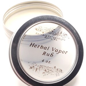 Herbal Vapor Rub - Chest Congestion+Cold Relief