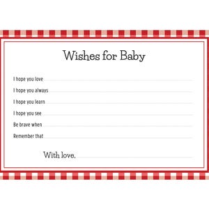 BBQ Baby-Q Wishes for Baby – Baby Shower Cards - 24 count