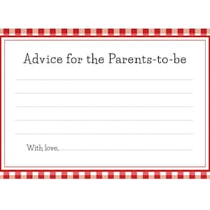 BBQ Baby-Q Advice for the Parent-to-be Baby Shower Cards - 24 count