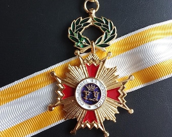 REPLICA Spaanse ORDE van ISABEL de katholieke nekmedaille