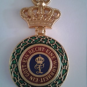 Replica OLDENBURG ORDER Of Peter Frederick Louis MEDAL 1838