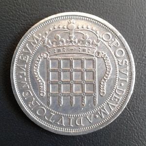 Queen Elizabeth I - Tudor RESTRIKE Portcullis Trade Token coin - Re-enactment Larp