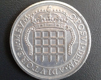 Koningin Elizabeth I - Tudor RESTRIKE Portcullis Trade Token munt - Re-enactment Larp