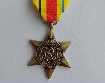 REPLICA AFRICA STAR Britse WW2-medaille 1943