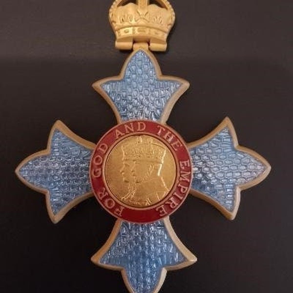 Order Of The BRITISH EMPIRE CBE Neck Full Size Royal Medal Insignia Superior Quality 1917