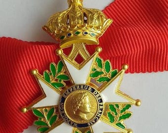 Napoleonic Replica Imperial LEGION D’HONNEUR Neck MEDAL Award 1802