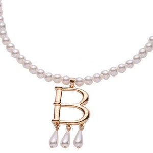 Réplica de collar de perlas falsas del Renacimiento de Ana Bolena Tudor para recreación histórica