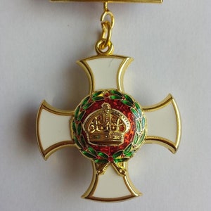 Distinguished Service Order DSO MEDAL 1886 Replica WW1 British MILITARY - King George V Version