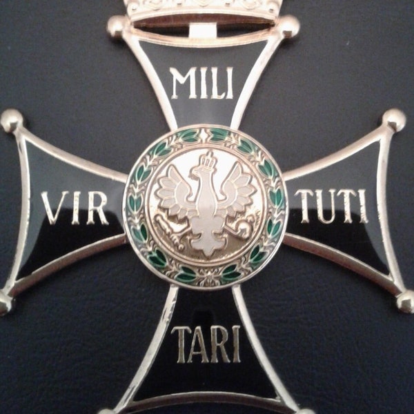 VOLGORDE van VIRTUTI MILITARI Replica Full Size Poolse Sash Badge Award 1792