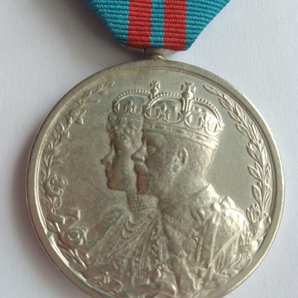 Replica IMPERIAL INDIAN Delhi Durbar CORONATION-medaille Koning George V 1911