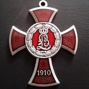 Bertha ORDER REPLICA MEDAL Lippe Detmold 1910
