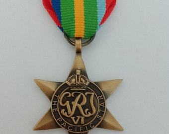 実物大の英国空軍殊勲飛行十字章/勲章。DFC。RAF。ブロンズ。複製