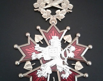 ORDE van de Witte LEEUW Replica TSJECHOSLOWAKISCHE sjerp-insigne 1922