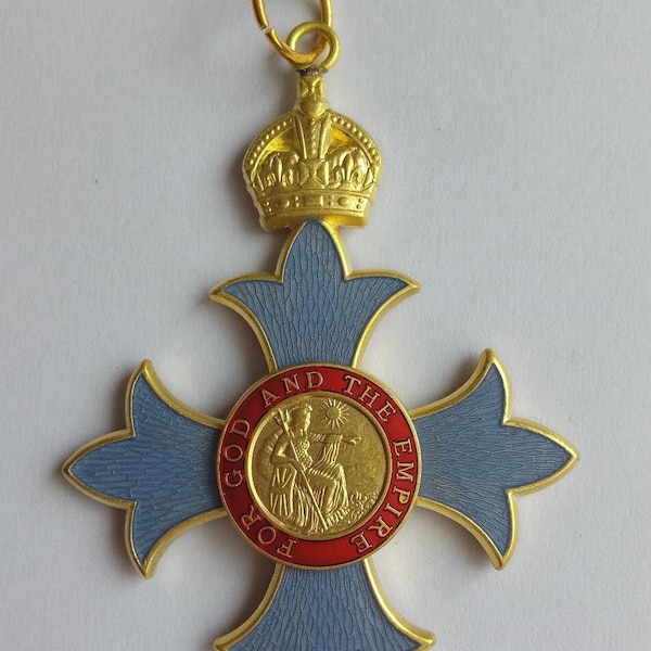 Order Of The BRITISH EMPIRE CBE Neck Full Size Royal Medal Insignia 1917 - Pre 1937 Design