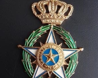 REPLICA Belgian ROYAL Order Of The AFRICAN Star Medal 1888