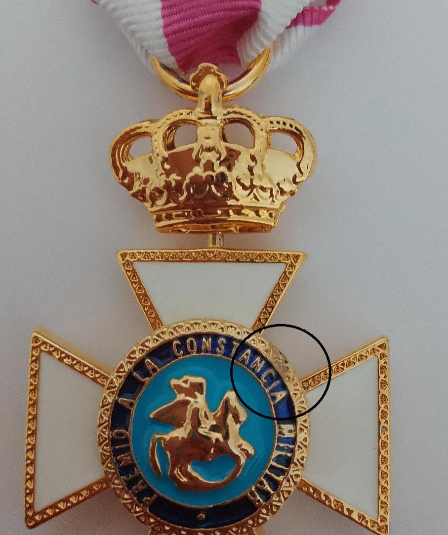 聖エルメネジルド王立軍事勲章レプリカ 1814年 Etsy スペイン勲章 日本