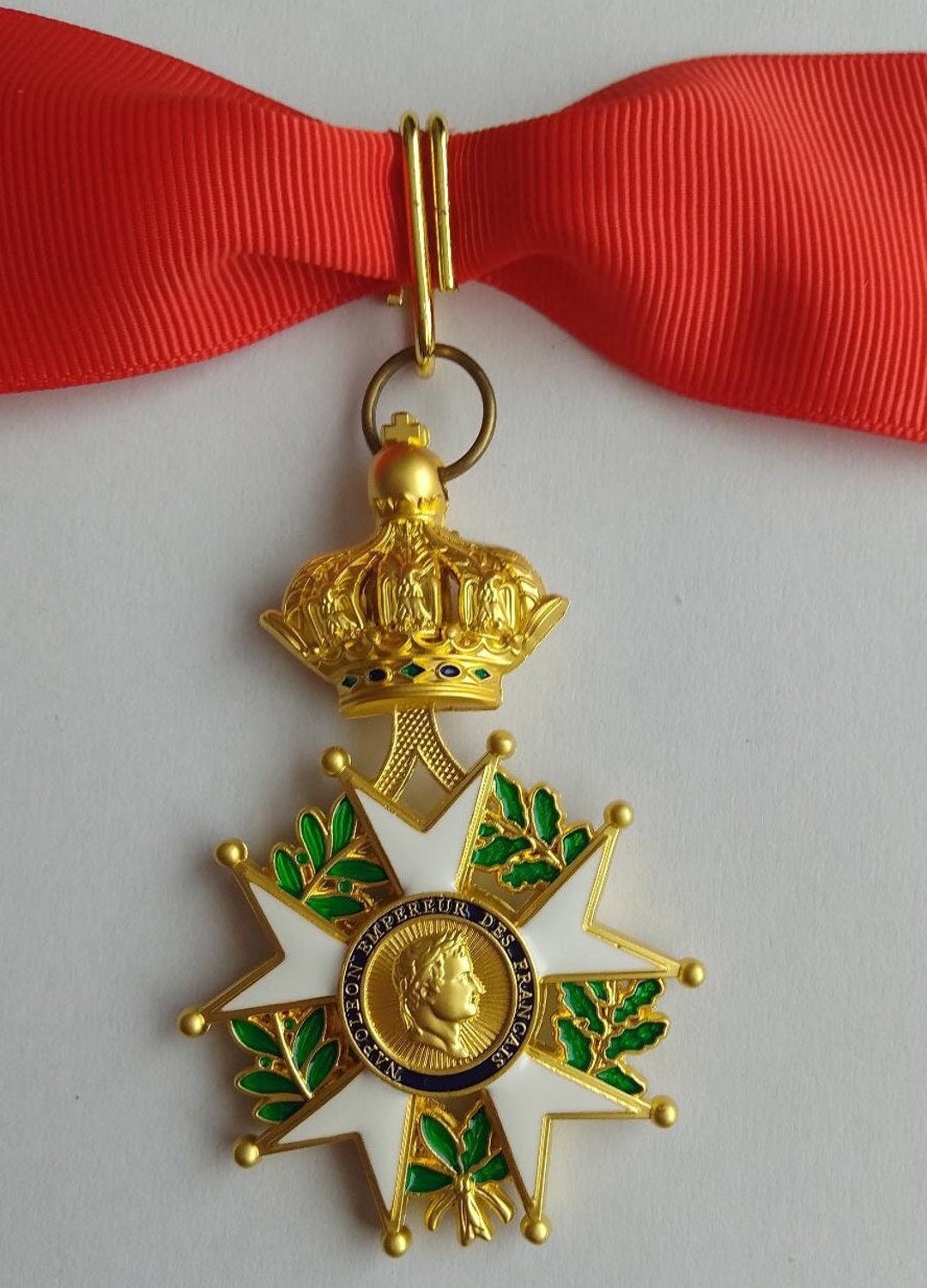 Napoleonic Replica Imperial LEGION DHONNEUR Neck MEDAL Award 1802 Etsy
