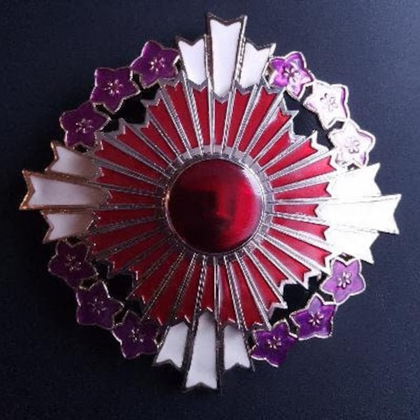 JAPANSE Orde van de Paulownia-bloemen REPLICA Grand Cordon Star 1888