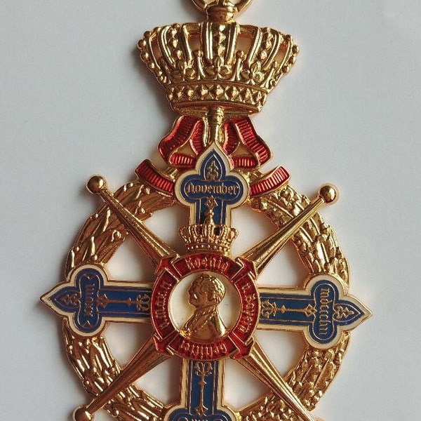 BEIERSE Orde van Wetenschap en Kunst Replica-medaille 1853