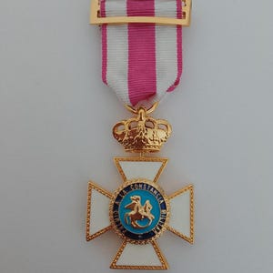 Replica ROYAL And MILITARY ORDER Of Saint Hermenegildo Spanish Medal 1814