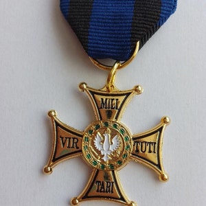 Polish ORDER Of VIRTUTI MILITARI Replica Poland Medal Award 1792 image 3