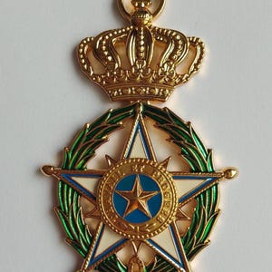 REPLICA Belgian ROYAL Order Of The AFRICAN Star Medal 1888