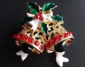 KERST Jingle BELLS Feestelijke XMas Fashion Broche Kous Filler cadeau - Klein