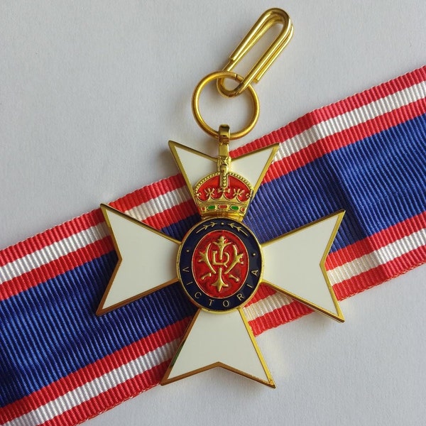 Britse ROYAL VICTORIAN ORDER Replica Royal Neck Medal Superieure kwaliteit 1896